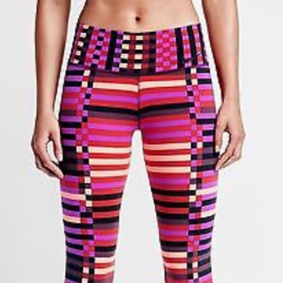 Nike dry fit Colorful Striped Women's Leggings size medium - Picture 15 of 15
